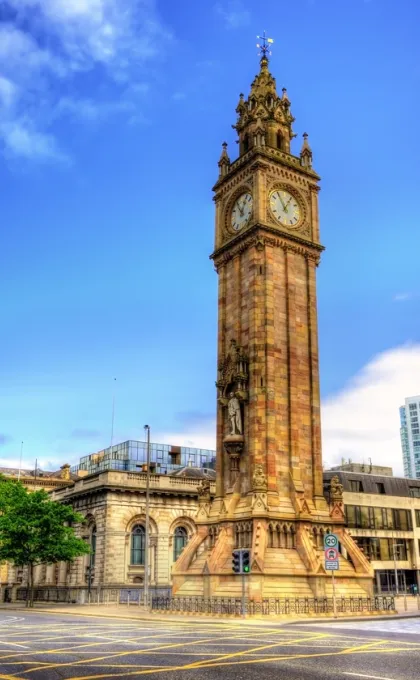 De Albert Clock in Belfast, Ierland.