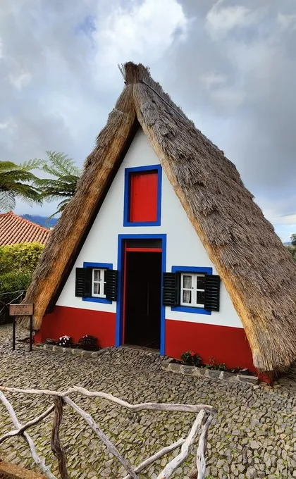Santana huis op Madeira