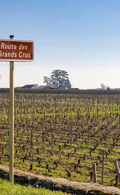 Routebordje Grands Crus.