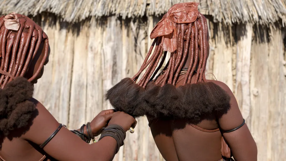 Himba locals
