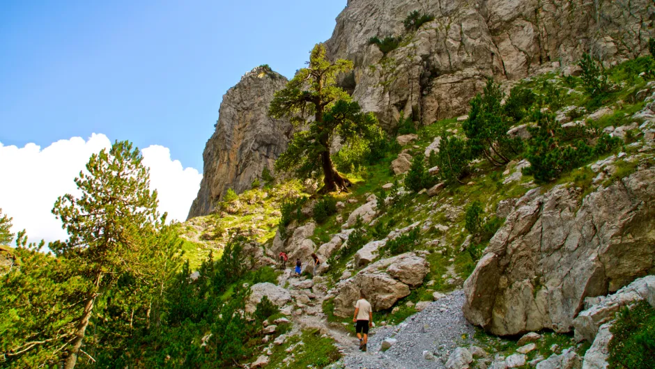 wandelen in Albanië