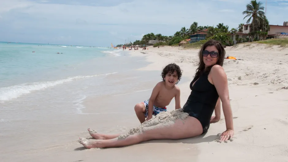 Cuba familiereis strand