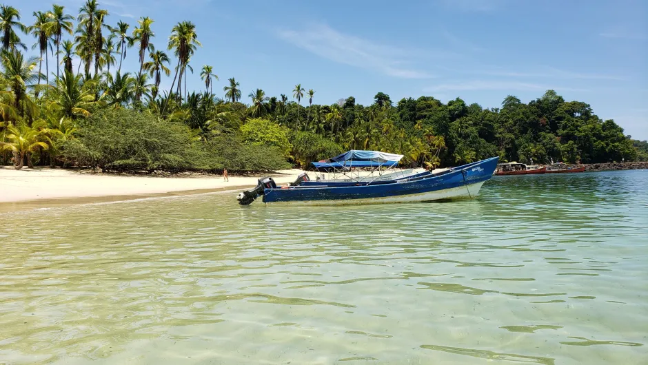 Panama reizen Coiba Island en boot