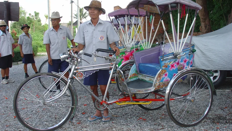 Thailand Riksja fietsen