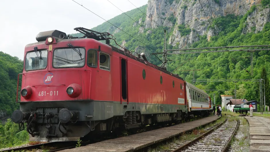 Trein naar Montenegro