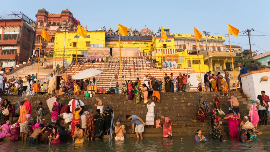 India reizen Ghat Varanasi