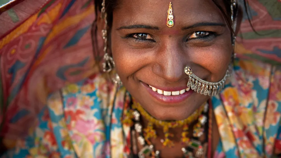 Incredible India lokale vrouw Rajasthan