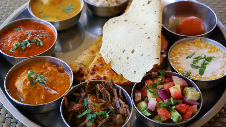 Vegetarisch eten op reis India