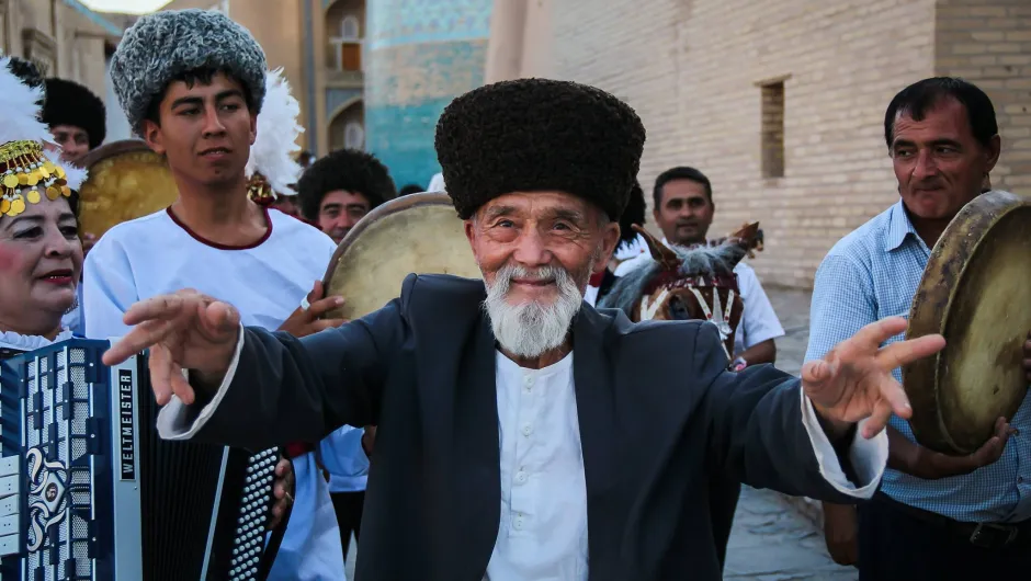 Veiligheid Oezbekistan lokale man