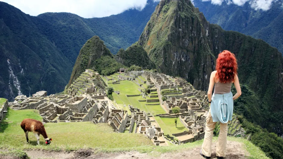 Inca stad Machu Picchu
