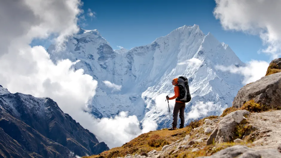 Nepal Himalaya trek berg