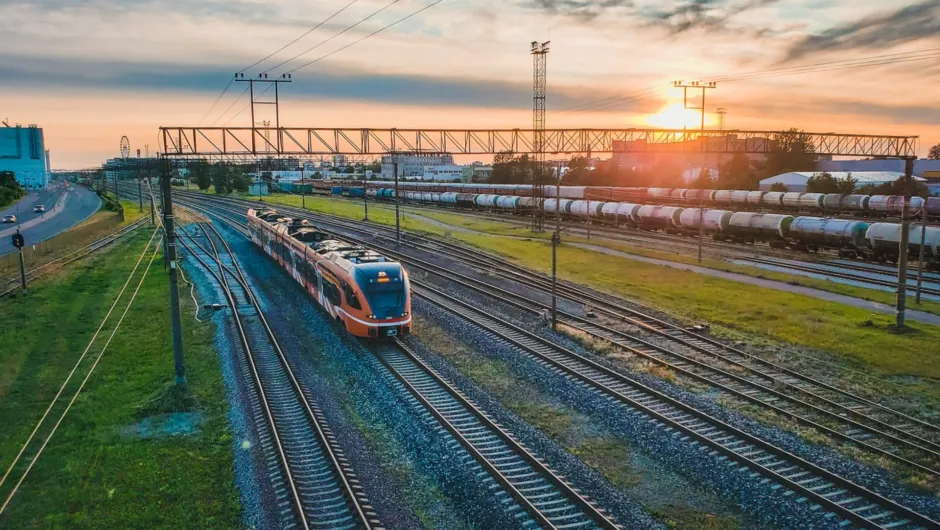 Trein naar Baltische Staten