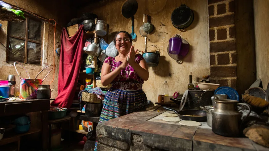 Veiligheid Guatemala vrouw tortilla
