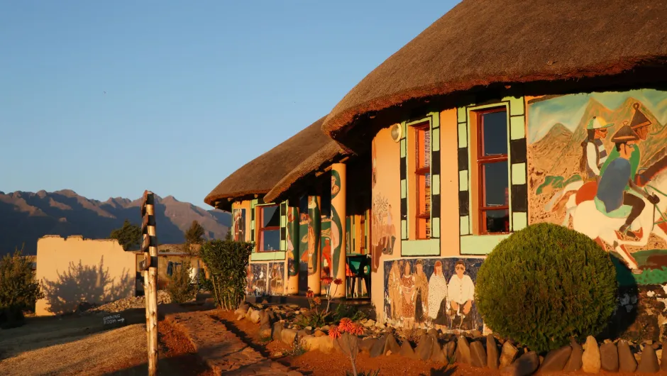 Zuid-Afrika Lesotho Ribaneng lodge