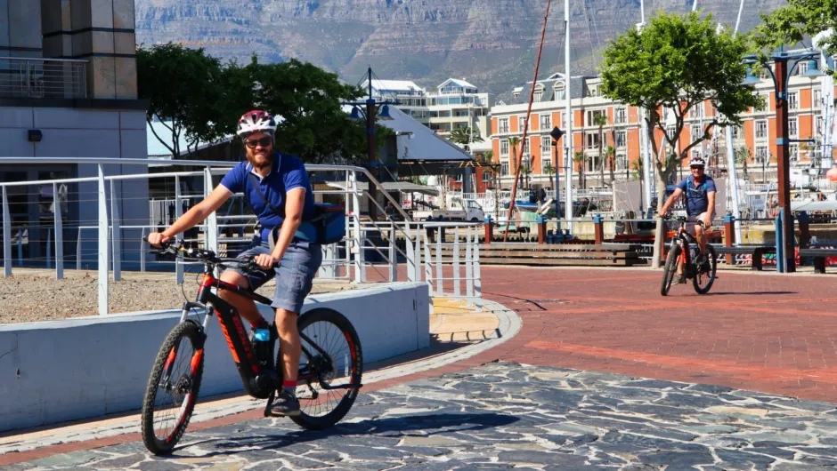 Fietsen in Kaapstad Zuid-Afrika