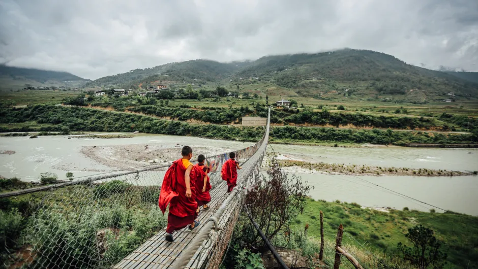 Bhutan monniken brug
