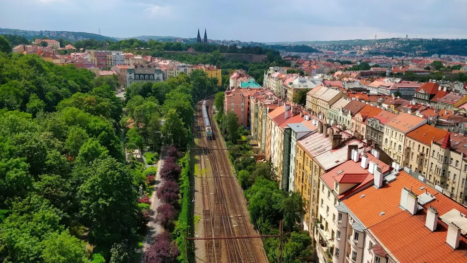 Trein in Praag