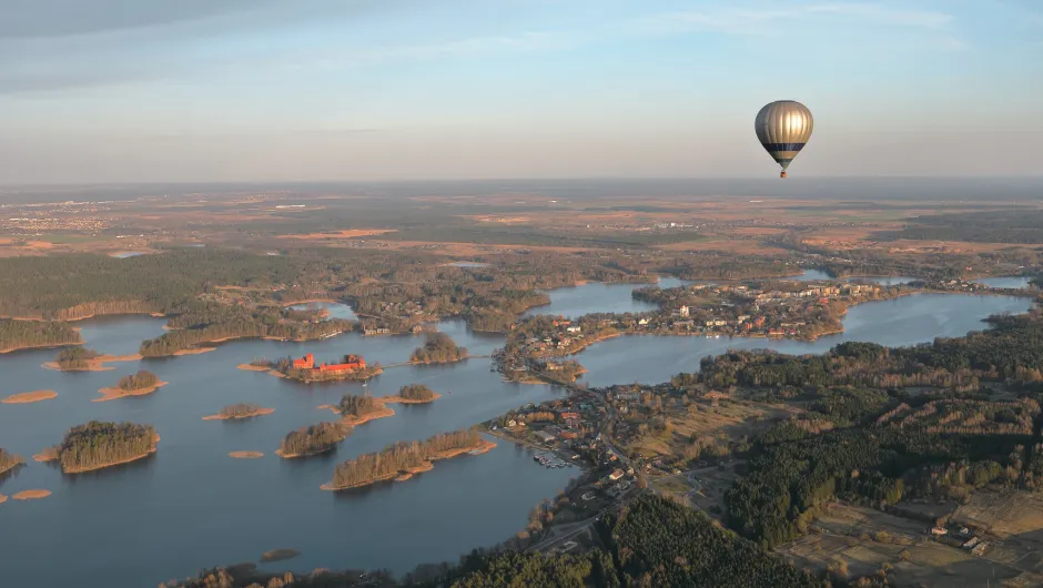 luchtballon uitzicht