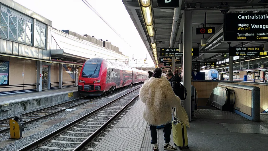 Met de trein naar Zweden