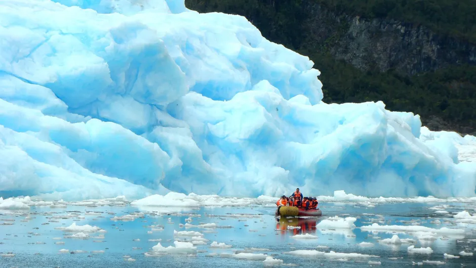 San Rafeal Glacier, Excusie; Chili