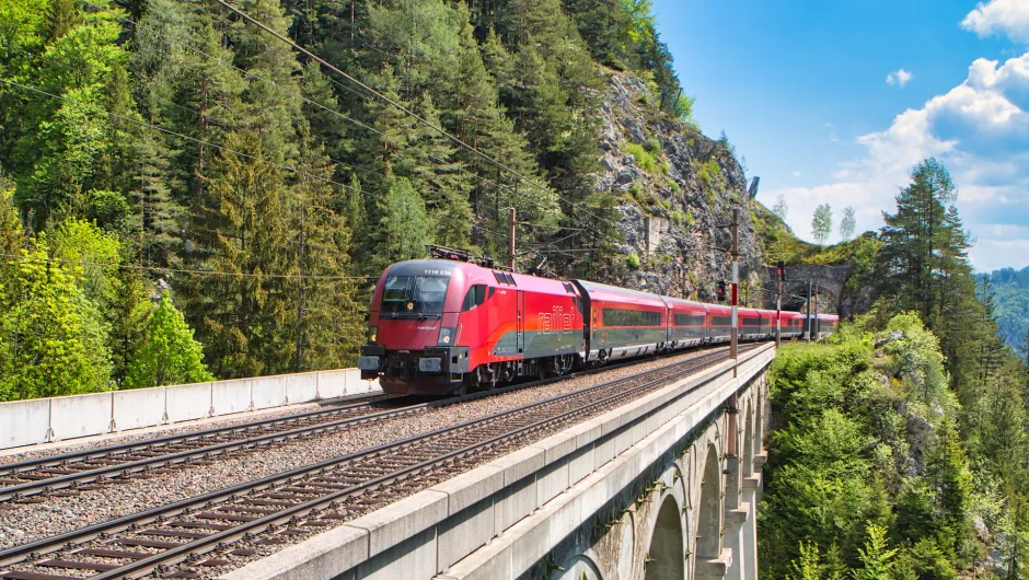 Met de trein naar Oostenrijk