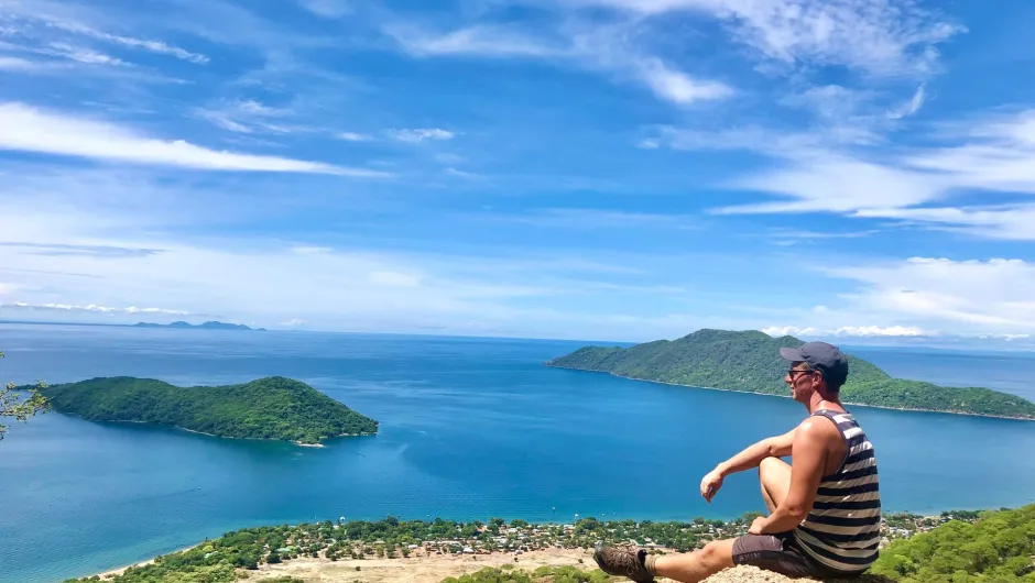 hike bij cape Maclear, Malawi