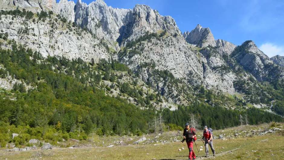 Wandelaars Via Dinarica trail Montenegro