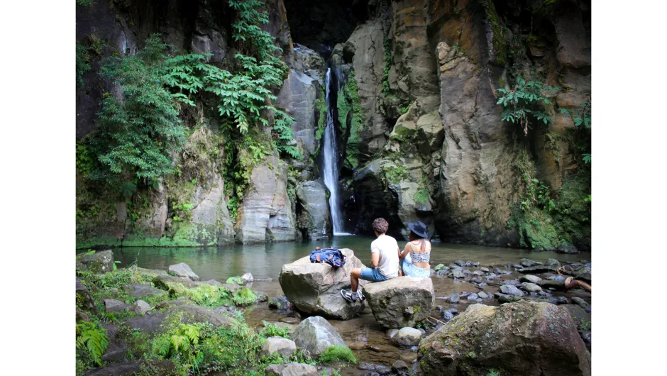 Azoren Sao Miguel waterval