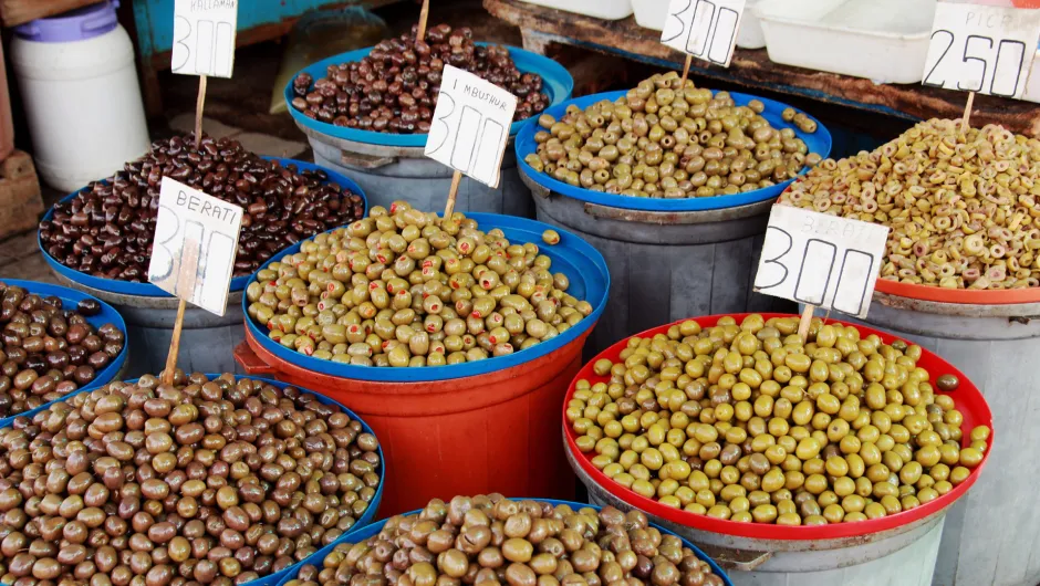 vegetarisch eten in Albanië