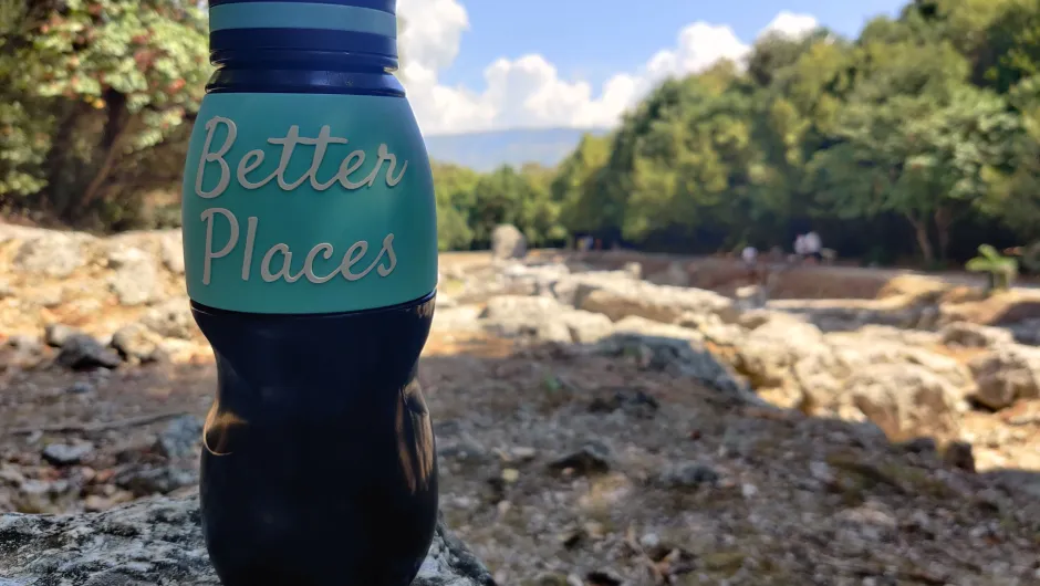 Plasticvrij reizen Albanië waterfles