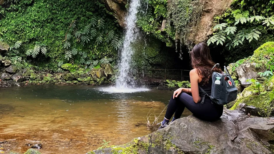 Waterval op de Azoren