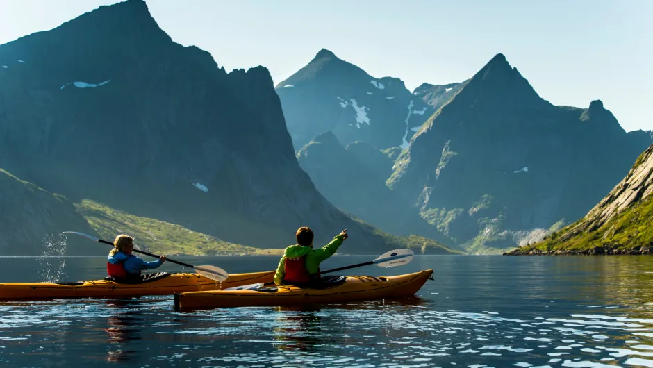 Noorwegen fjorden kano