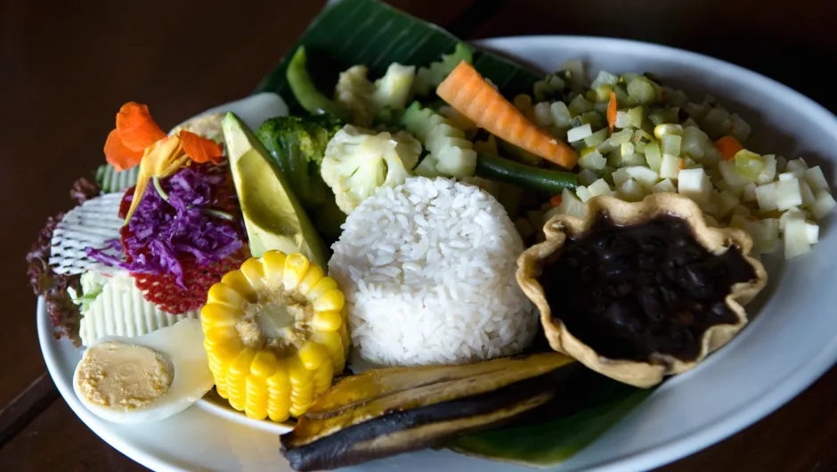 Vegetarisch eten in Costa Rica soda