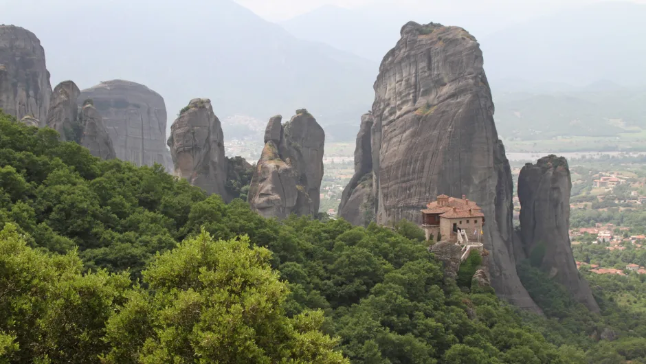 Uitzicht Meteora kloosters