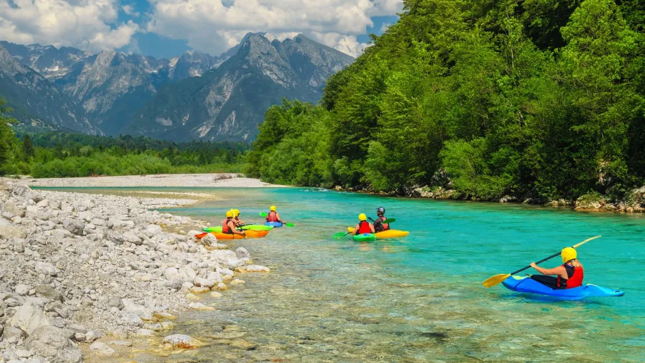 Wat te doen in Slovenië- kajakken.