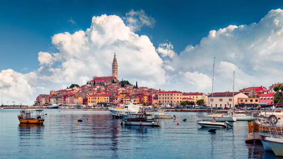 Kroatië bezienswaardigheden - Rovinj uitzicht.