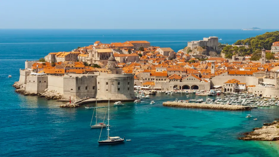 Dubrovnik bezienswaardigheden skyline.