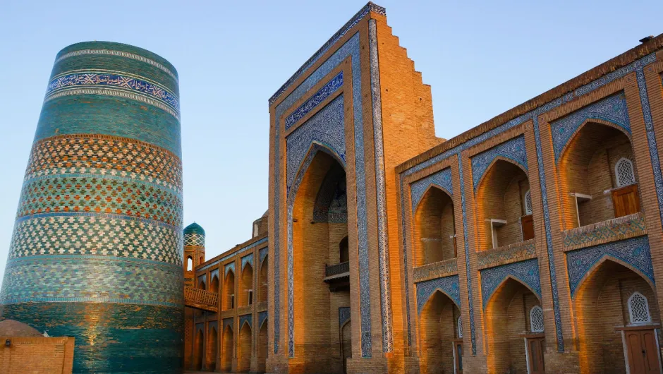 Oezbekistan bezienswaardigheden Khiva binnenstad.