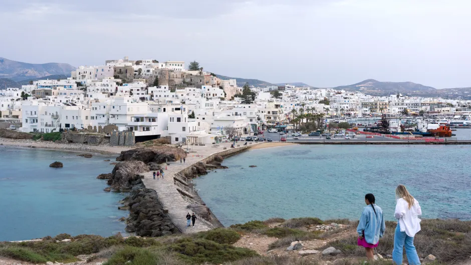 Griekenland Naxos stad