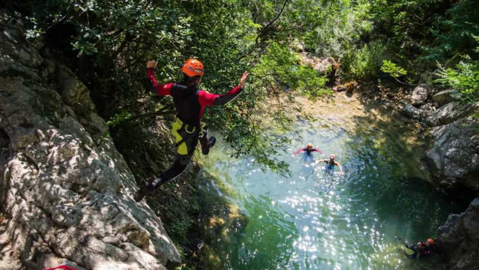 Canyoning Montenegro met kinderen