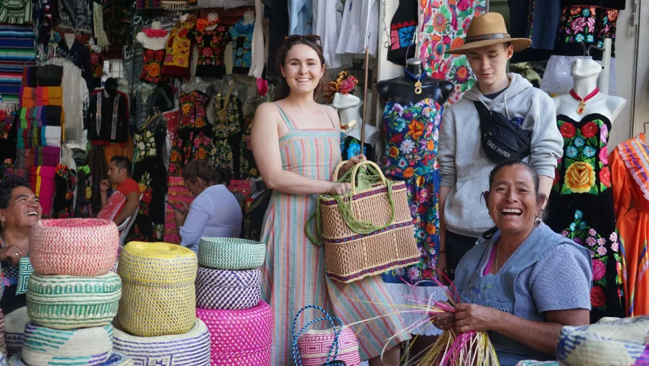 Mexico ervaringen familie bij lokale vrouw.