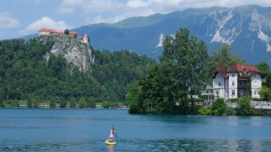 Suppen op Bled, beste reistijd Slovenië.