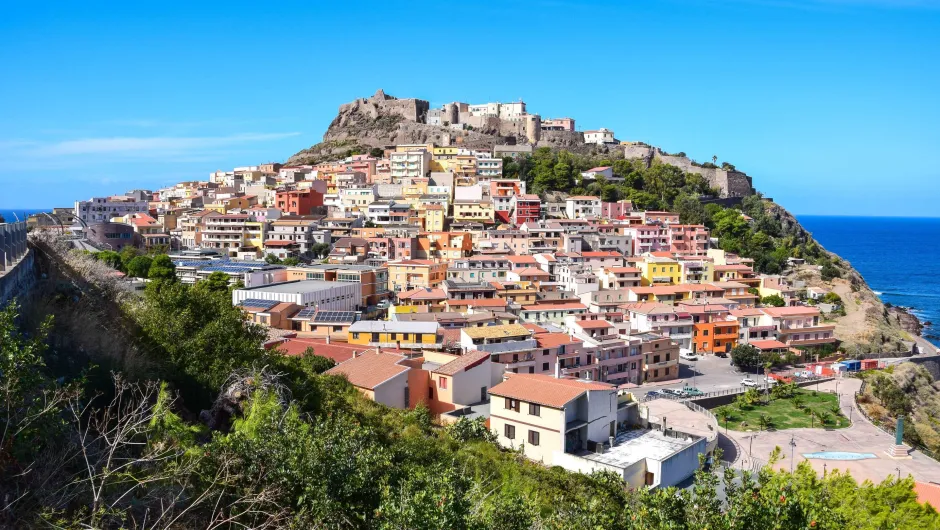 Sardinië bezienswaardigheden - kust bij Castelsardo.