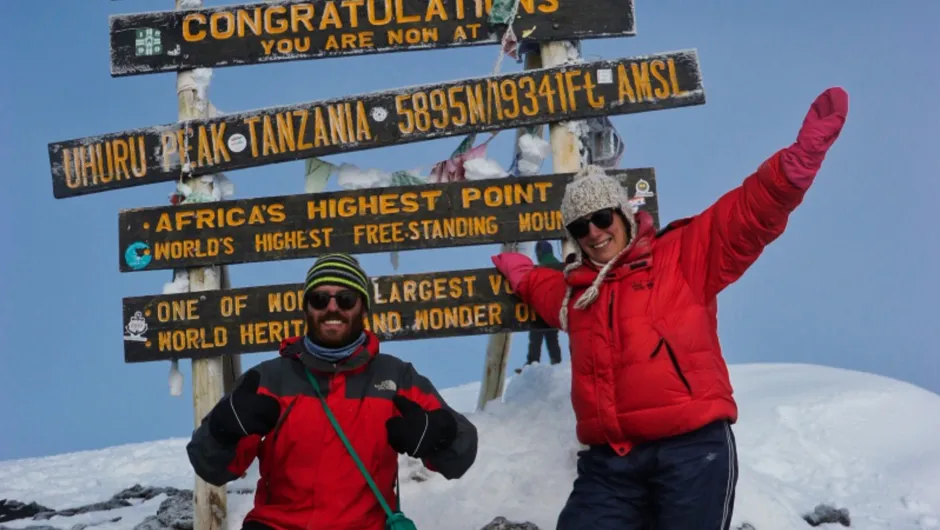 Tanzania top van de Kilimanjaro.