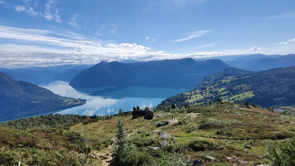 Noorwegen panorama uitzicht.