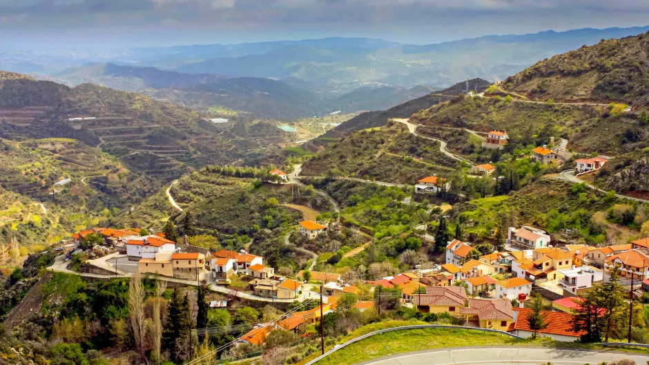 Voorbeeldreizen-Troodosgebergte Cyprus.