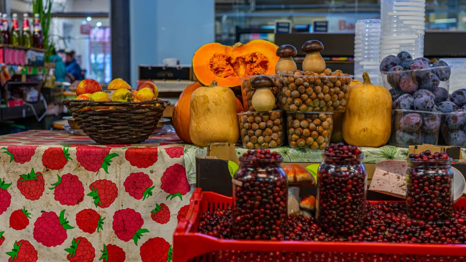 Fruit op een markt in Litouwen.