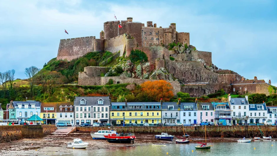 Een haven op Jersey, één van de Kanaaleilanden