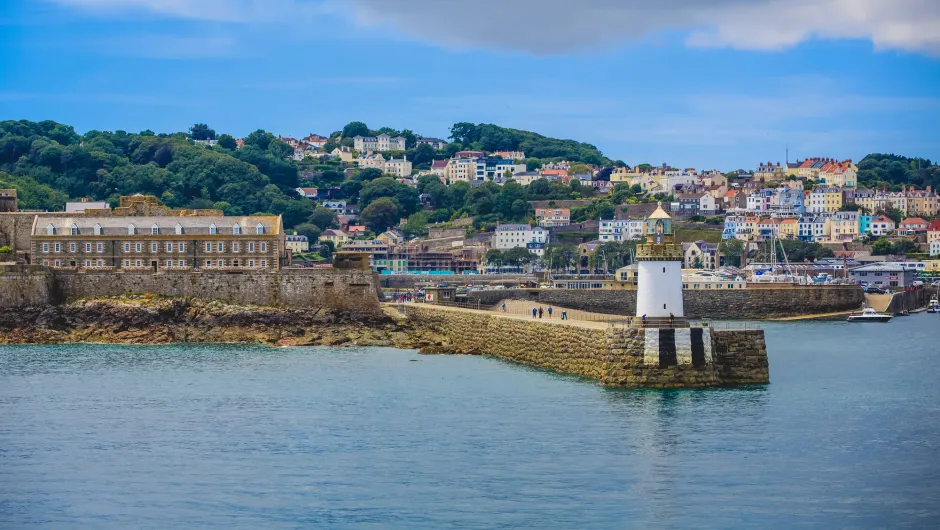 Haven st peter port op Guernsey.