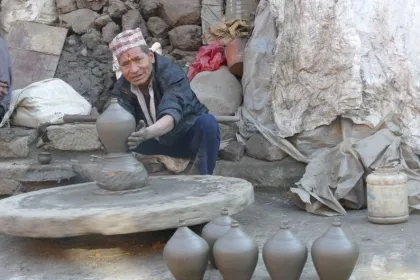 Nepal excursies pottenbakker Bhaktapur